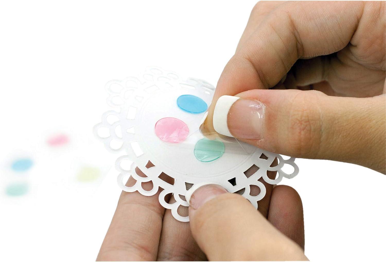 image:imageTombow 52139 Adhesive Dots Assorted Colors 100Pieces Quick Clean and Easy to Use for an Instant Permanent Bond
