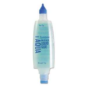 image:imageTombow 52180 MONO Aqua Liquid Glue 169 Ounce 1Pack Dual Tip Dispenser for Precise to Full Coverage Application that Dries Clear1 Count Pack of 1