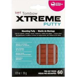 image:imageTombow 62133 Xtreme Removable IndoorOutdoor Mounting Putty 60 Pieces