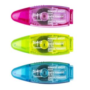 image:imageTombow 62140 Power Mini Glue Tape 3Pack Easy to Use Compact Applicators for Strong Permanent BondGlue Tape