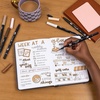 image:imageTombow 56241 Dual Brush Pen Art Markers Coffee Break 6Pack WaterBased Ink for Hand Lettering Watercolor Fine Art