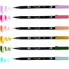 image:imageTombow 56242 Dual Brush Pen Art Markers Teatime 6Pack WaterBased for Hand Lettering Watercolor Fine Art Illustrations