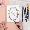 image:imageTombow 56242 Dual Brush Pen Art Markers Teatime 6Pack WaterBased for Hand Lettering Watercolor Fine Art Illustrations