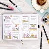 image:imageTombow 56242 Dual Brush Pen Art Markers Teatime 6Pack WaterBased for Hand Lettering Watercolor Fine Art Illustrations