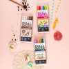 image:imageTombow 56243 Dual Brush Pen Art Markers Happy Hour 6Pack WaterBased Ink for Hand Lettering Watercolor Fine Art Illustrations