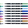 image:imageTombow 56257 Dual Brush Pen Art Markers Dragons 10Pack WaterBased Ink for Hand Lettering Watercolor Fine Art Illustrations