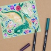 image:imageTombow 56257 Dual Brush Pen Art Markers Dragons 10Pack WaterBased Ink for Hand Lettering Watercolor Fine Art Illustrations