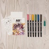 image:imageTombow 72560 Dual Brush Pen Art Markers Manga Illustration Flower 6Pack