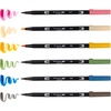 image:imageTombow 72560 Dual Brush Pen Art Markers Manga Illustration Flower 6Pack