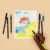 image:imageTombow 72562 Dual Brush Pen Art Markers Manga Illustration Wind 6Pack