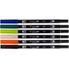 image:imageTombow 72562 Dual Brush Pen Art Markers Manga Illustration Wind 6Pack