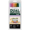 image:imageTombow 56242 Dual Brush Pen Art Markers Teatime 6Pack WaterBased for Hand Lettering Watercolor Fine Art Illustrations