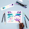 image:imageTombow 56256 Dual Brush Pen Art Markers Mermaids 10Pack WaterBased Ink for Hand Lettering Watercolor Fine Art Illustrations