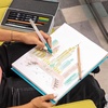 image:imageTombow 56305 Urban Sketching Set 8Piece Art Set with Dual Brush Pens Colored Pencils Water Brush Mechanical Pencil Drawing Pen
