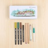 image:imageTombow 56305 Urban Sketching Set 8Piece Art Set with Dual Brush Pens Colored Pencils Water Brush Mechanical Pencil Drawing Pen