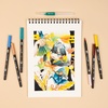 image:imageTombow 72561 Dual Brush Pen Art Markers Manga Illustration Bird 6Pack