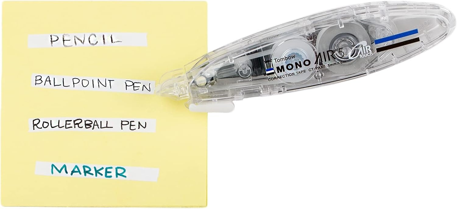 image:imageTombow 68697 MONO Air Correction Tape Pentype Refill 1Pack1 Count Pack of 2