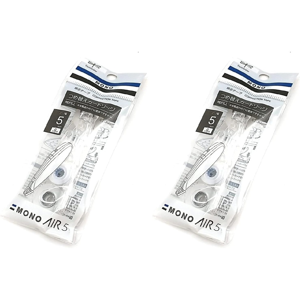 image:imageTombow 68697 MONO Air Correction Tape Pentype Refill 1Pack1 Count Pack of 2