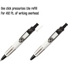 image:imageTombow 56065 AirPress Ballpoint Pen Black 1Pack Pressurized Pen Easily Writes Overhead and on Wet PaperWhite
