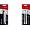 image:imageTombow 57317 Mono Zero Eraser Value Pack Rectangle 25mm Precision Tip PenStyle Eraser with RefillRound