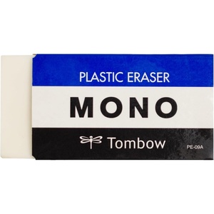 image:imageAmerican Tombow TOMBOW 57320 40 Piece Display Box Small TOMBOW 57320 Mono Eraser WhiteWhite
