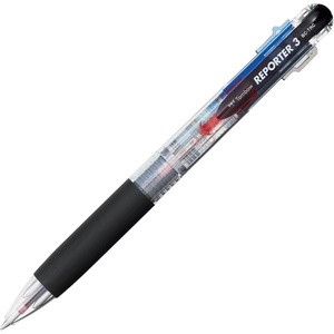 image:imageTombow 55560 Reporter 3Color Ballpoint Pen Clear 1Pack1 Count Pack of 1
