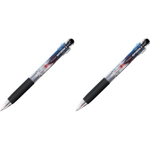 image:imageTombow 55560 Reporter 3Color Ballpoint Pen Clear 1Pack1 Count Pack of 2