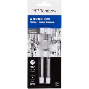 image:imageTombow 57316 Mono Zero Eraser Refills Round 23mm 2Pack