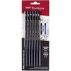 image:imageTombow 61107 MONO J Drawing Pencil Set with Eraser 6Pack ExtraRefined Graphite Pencil Set With Tombow MONO Eraser