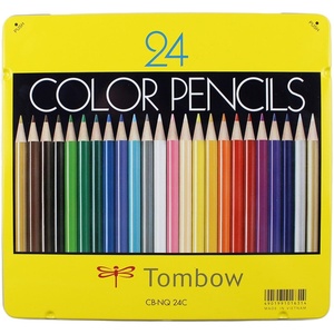image:imageTombow 51630 1500 Series Colored Pencils 12 Piece Set Artist Grade WaxBased Colored Pencils in a Reusable Tin24 Piece