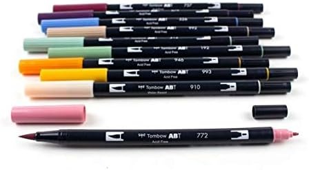 image:imageTombow 56169 Dual Brush Pen Art Markers Landscape 10Pack Blendable Brush and Fine Tip MarkersCottage