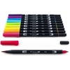 image:imageTombow 56169 Dual Brush Pen Art Markers Landscape 10Pack Blendable Brush and Fine Tip MarkersBright