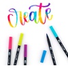 image:imageTombow 56169 Dual Brush Pen Art Markers Landscape 10Pack Blendable Brush and Fine Tip MarkersBright