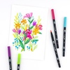 image:imageTombow 56169 Dual Brush Pen Art Markers Landscape 10Pack Blendable Brush and Fine Tip MarkersBright