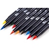 image:imageTombow 56169 Dual Brush Pen Art Markers Landscape 10Pack Blendable Brush and Fine Tip MarkersCelebration
