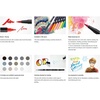image:imageTombow 56169 Dual Brush Pen Art Markers Landscape 10Pack Blendable Brush and Fine Tip MarkersCitrus
