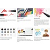 image:imageTombow 56169 Dual Brush Pen Art Markers Landscape 10Pack Blendable Brush and Fine Tip MarkersFloral