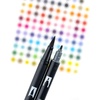 image:imageTombow 56169 Dual Brush Pen Art Markers Landscape 10Pack Blendable Brush and Fine Tip MarkersGrayscale