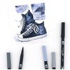 image:imageTombow 56169 Dual Brush Pen Art Markers Landscape 10Pack Blendable Brush and Fine Tip MarkersGrayscale