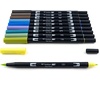 image:imageTombow 56169 Dual Brush Pen Art Markers Landscape 10Pack Blendable Brush and Fine Tip MarkersLandscape
