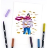 image:imageTombow 56169 Dual Brush Pen Art Markers Landscape 10Pack Blendable Brush and Fine Tip MarkersMuted
