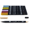 image:imageTombow 56169 Dual Brush Pen Art Markers Landscape 10Pack Blendable Brush and Fine Tip MarkersMuted