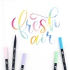 image:imageTombow 56169 Dual Brush Pen Art Markers Landscape 10Pack Blendable Brush and Fine Tip MarkersPastel