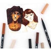 image:imageTombow 56169 Dual Brush Pen Art Markers Landscape 10Pack Blendable Brush and Fine Tip MarkersPortrait