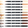image:imageTombow 56169 Dual Brush Pen Art Markers Landscape 10Pack Blendable Brush and Fine Tip MarkersPortrait