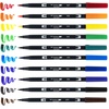 image:imageTombow 56169 Dual Brush Pen Art Markers Landscape 10Pack Blendable Brush and Fine Tip MarkersPrimary