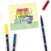 image:imageTombow 56169 Dual Brush Pen Art Markers Landscape 10Pack Blendable Brush and Fine Tip MarkersPrimary