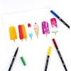 image:imageTombow 56169 Dual Brush Pen Art Markers Landscape 10Pack Blendable Brush and Fine Tip MarkersPrimary