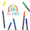 image:imageTombow 56169 Dual Brush Pen Art Markers Landscape 10Pack Blendable Brush and Fine Tip MarkersPrimary