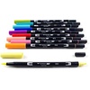 image:imageTombow 56169 Dual Brush Pen Art Markers Landscape 10Pack Blendable Brush and Fine Tip MarkersRetro